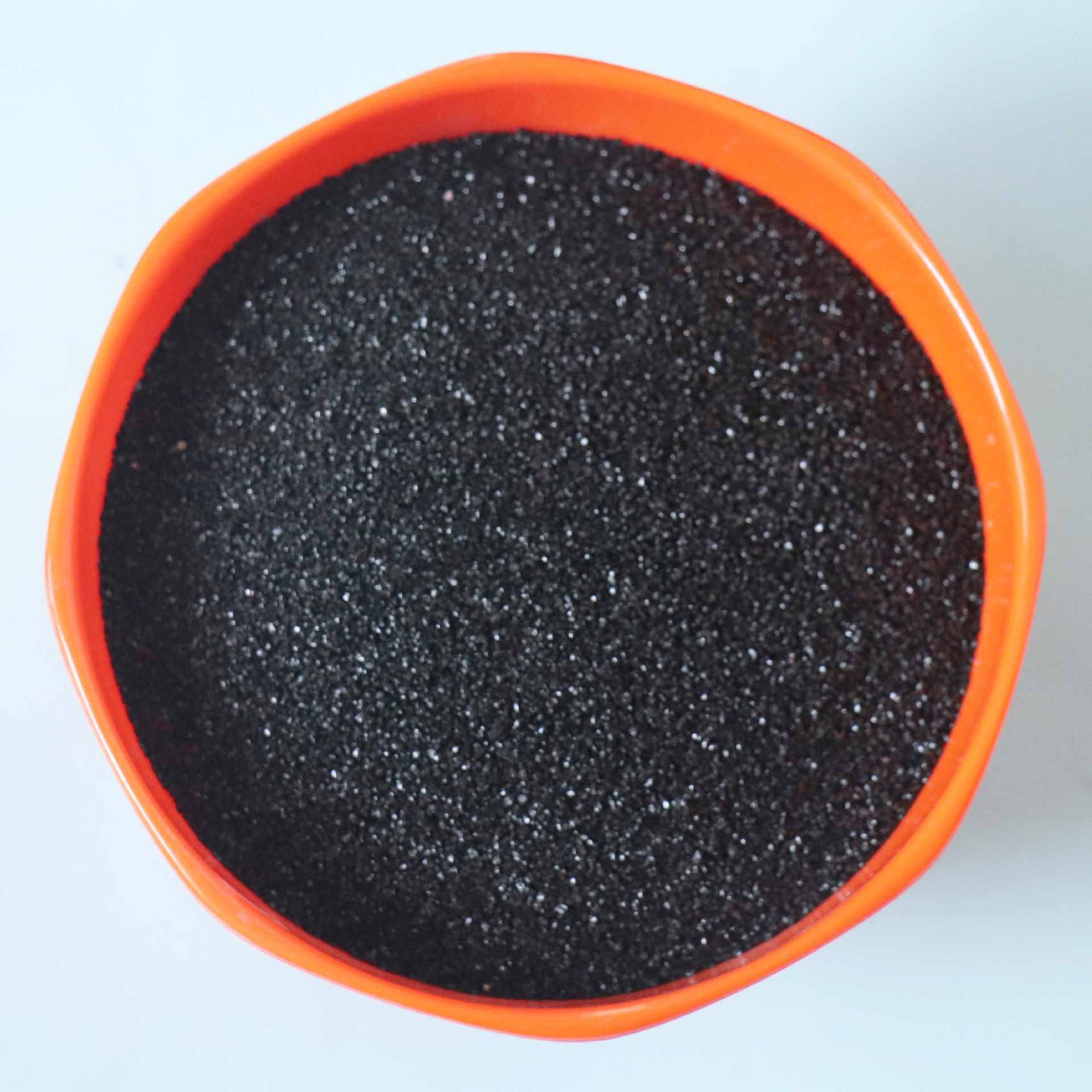 透水砖用亮黑砂 建筑材料鱼缸造景用亮黑砂20-40目 规格齐全亮黑