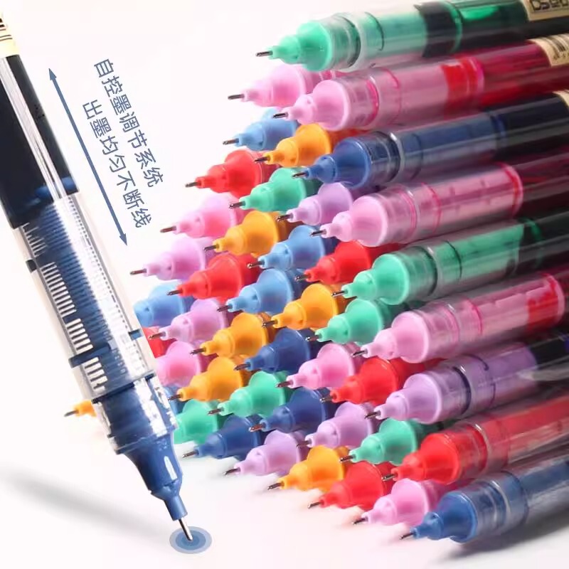 Dianshi 904 Direct Liquid Rollerball Pen, Light Retro-Style Journal Pen, Quick-Drying Office Pen, Student Gel Pen, Stationery Wholesale