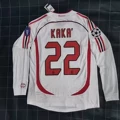0607AC away long sleeve custom 22 Champions League plus armband
