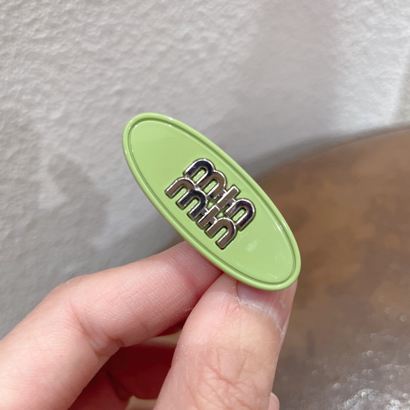 Green-double min hairpin (4cm)