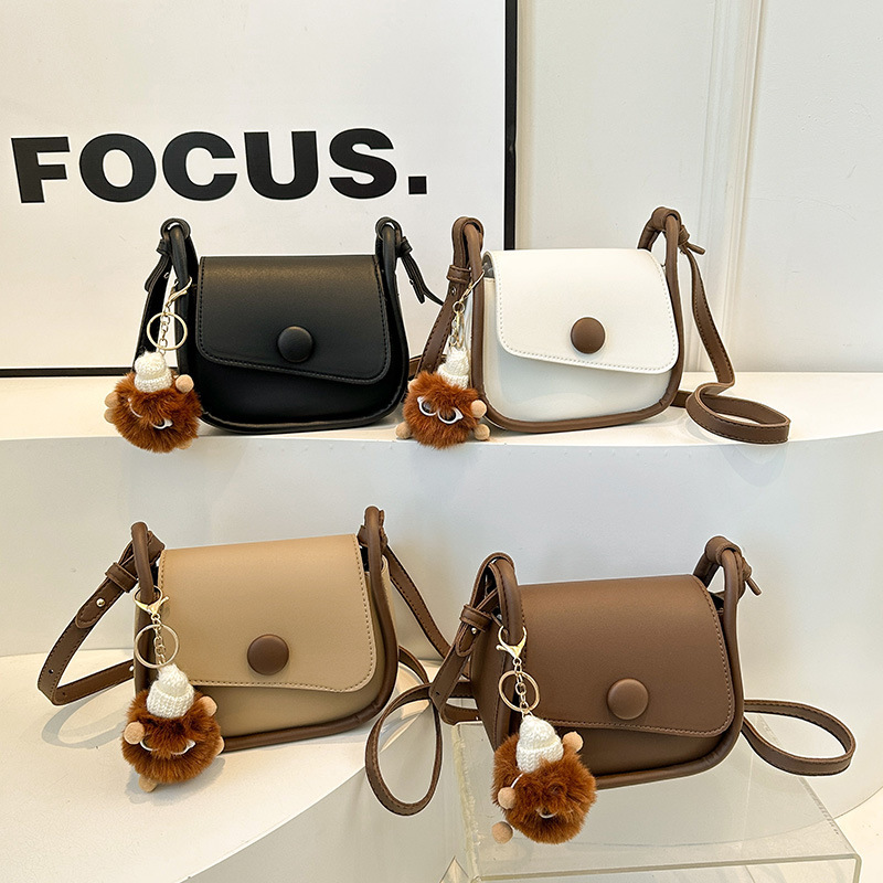 Vintage Contrast Color Small Bag Women's 2024 New Trendy Fashionable Shoulder Bag Stylish Stitching Stylish Crossbody Small Square Bag