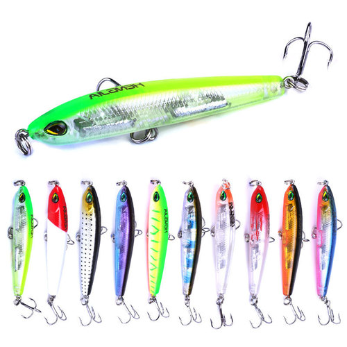 Submersible pencil lure lure 9 grams of micro-object long-range slow-sinking small fish bait sea fishing trolling cocked mouth lure lure wholesale
