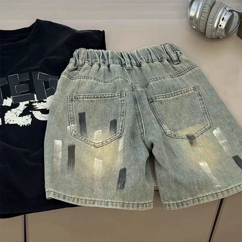 Pantalones de verano para niños, niños y niñas, pantalones casuales variados, pantalones medianos para niños, bebés, pantalones para niños pequeños