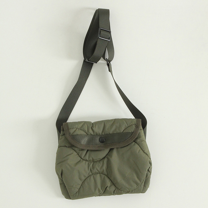 localmansion Nylon Small Wave Quilting Diamond-patterned Shoulder Crossbody Bag_voghion.com