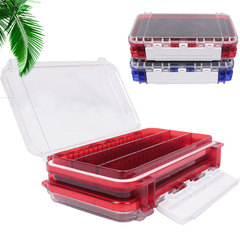 Dual-Sided Fishing Accessory Box Functional Storage Box Portable Outdoor Lure Fishing Box T-Model
