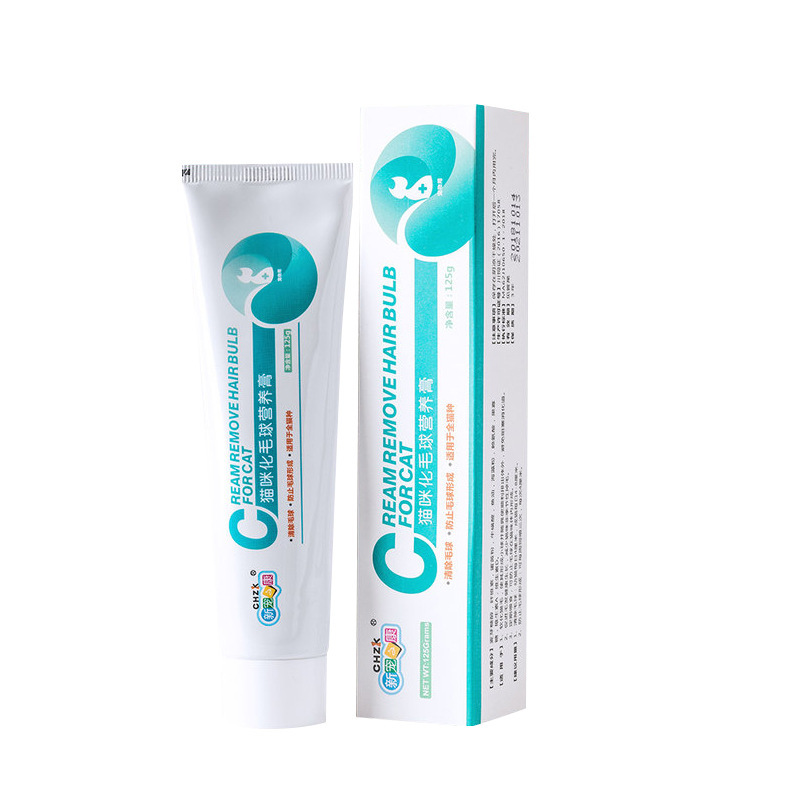 Suplemento de crema nutritiva para mascotas para eliminar bulbos de pelo para gatos y gatos jóvenes