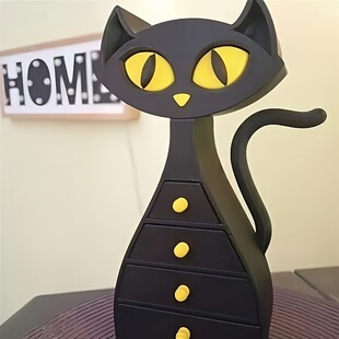 �羳����Black Cat Drawer Jewelry Box��؈�����������b�Ʒ