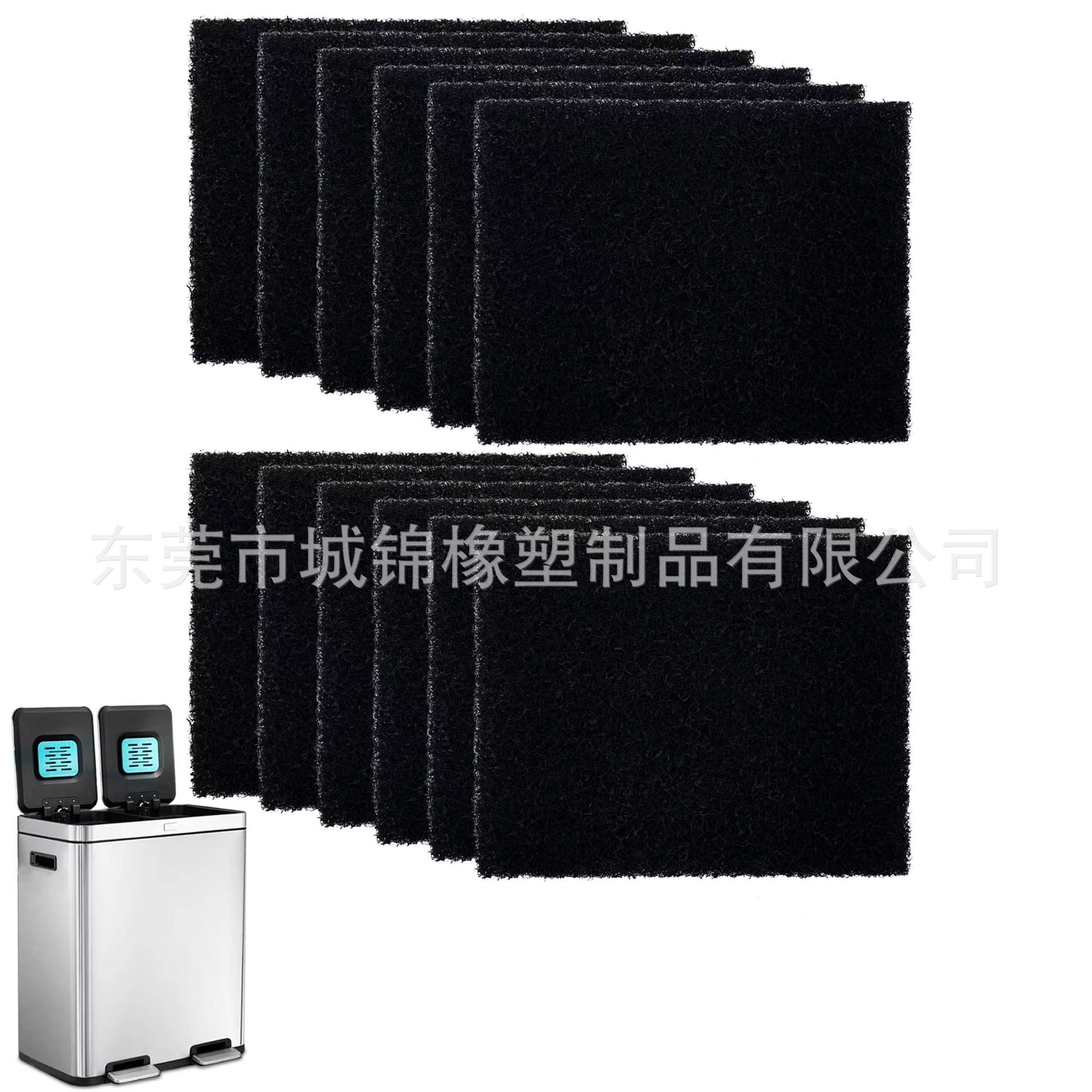 厨房垃圾桶过滤器  兼容 Home Zone Living Clean Aura 异味隔层