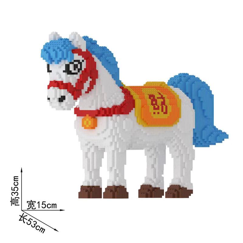 New Oversized Building Blocks That Bring Instant Wealth, Three-Dimensional Interlocking Particles Compatible with Lego, Children's Educational Assembly Toys, Gifts