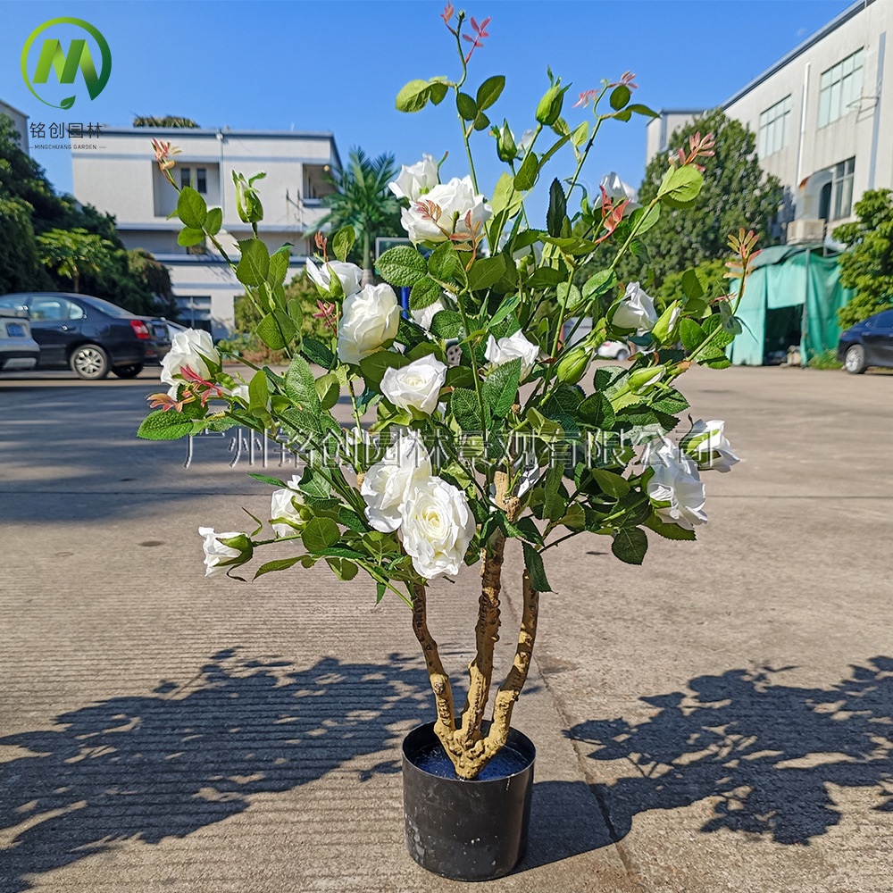 Simulación de plantas verdes, plantas en macetas, árboles de rosas, muebles para el hogar, fotografía de bodas, accesorios, decoración, fabricantes de plantas en macetas de rosas