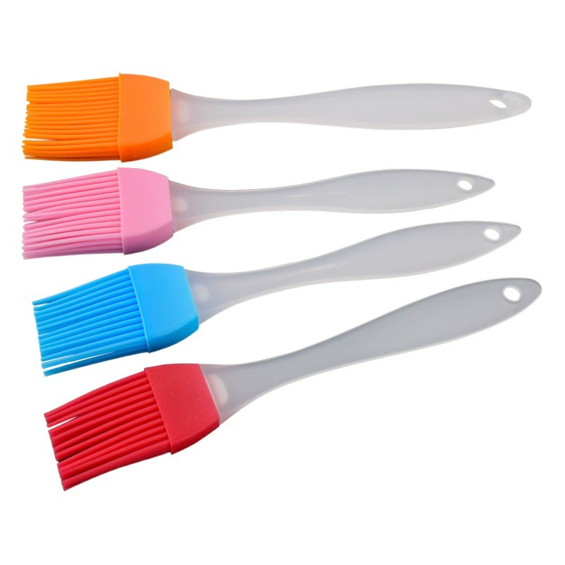 Утолщенная силиконовая щетка Кухонная приправа Кисть для выпечки торта Кисть для крема Кисть для барбекю Устойчивая к высоким температурам Кисть