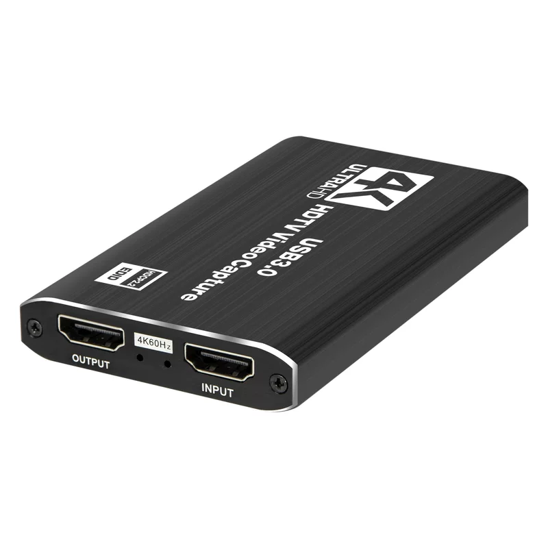 Устройство захвата видео 4K60Гц, карта записывающая HDMI в USB 3.0, коллекционный бокс для записи игр