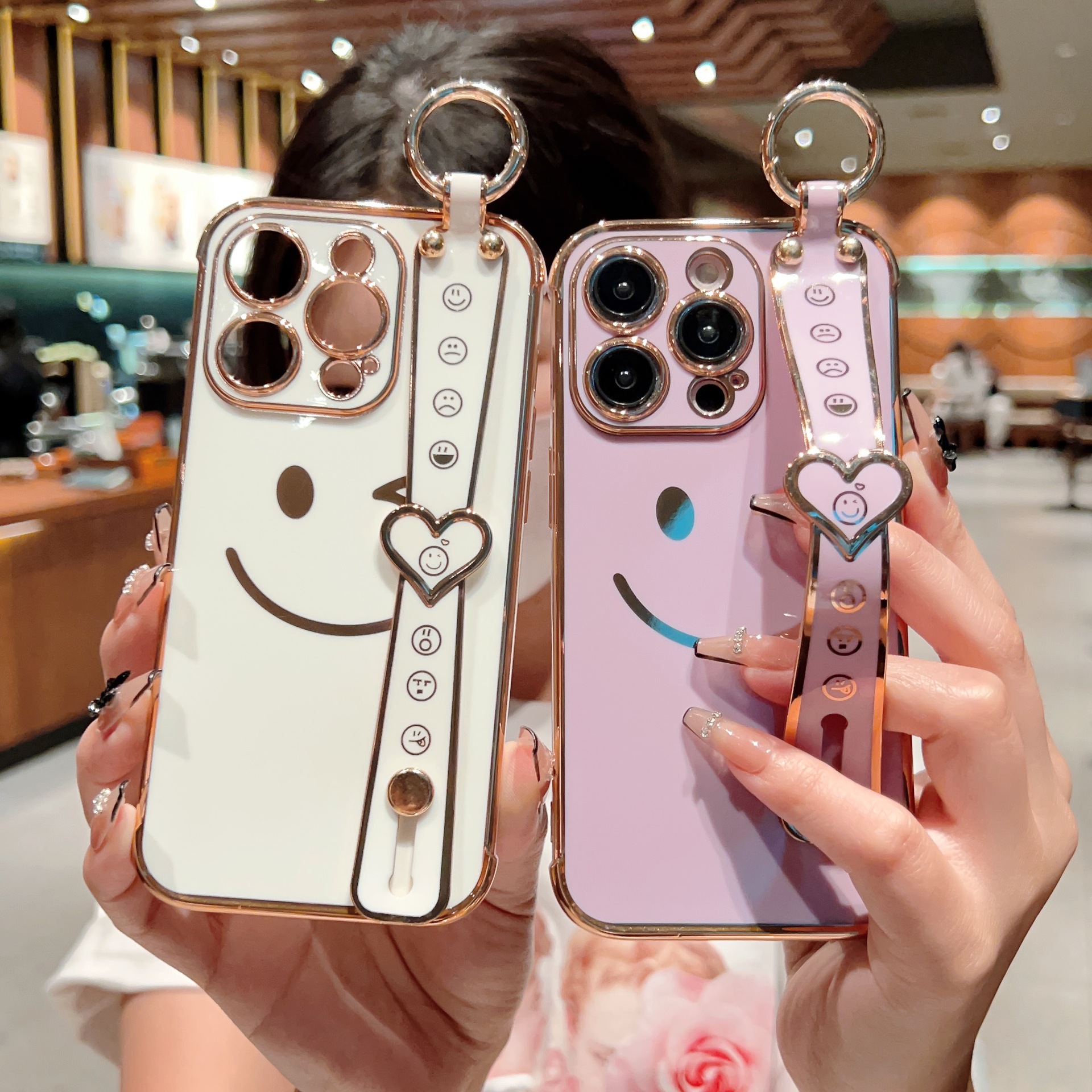 Cartoon Style Smiley Face   Phone Cases display picture 3