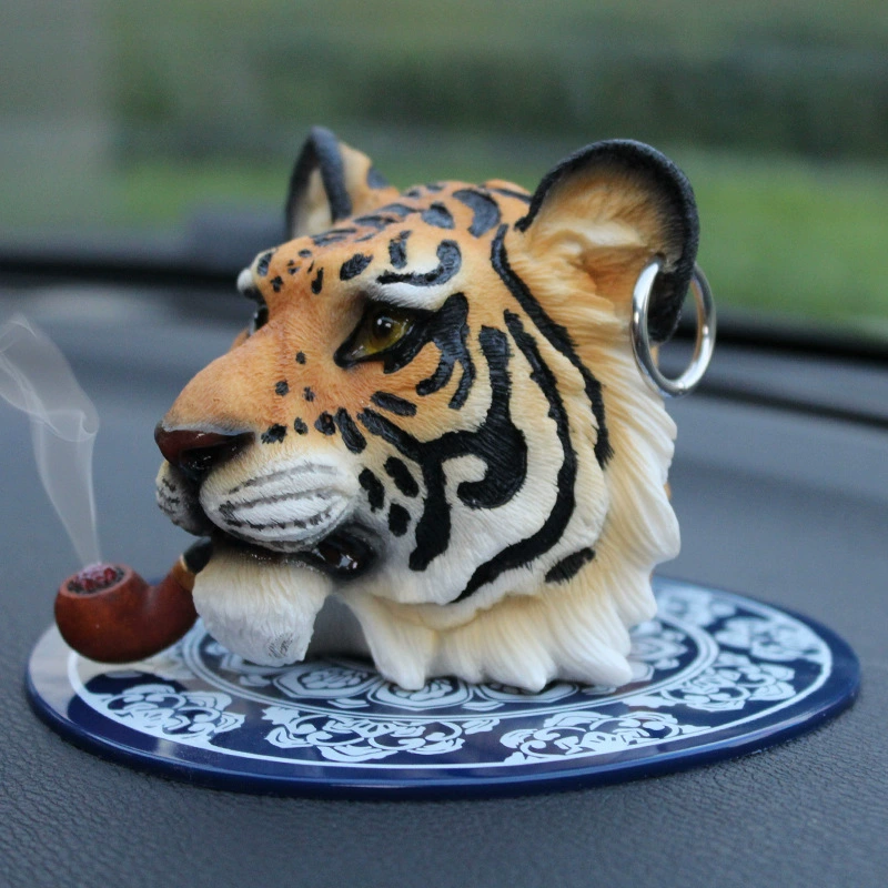 Интерьер автомобиля бутик подарок на день рождения украшение автомобиля Продукты Новая творческая личность Моделирование Тигр модель Автомобильные украшения