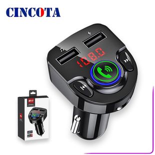 新品G32車載點煙器mp3藍牙FM免提電話汽車插卡mp3播放器車充電器