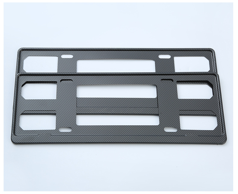 General new national standard license plate frame custom carbon fiber new traffic gauge license plate cover frame stainless steel car license plate frame