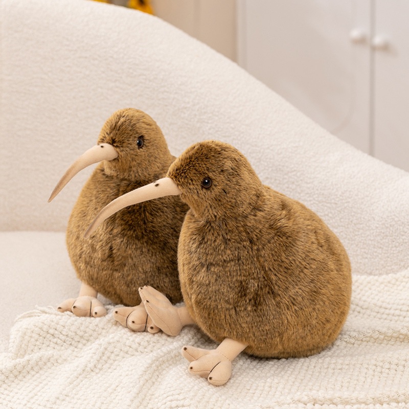 Simulación transfronteriza pájaro extraño muñeca pájaro nacional de Nueva Zelanda varios juguetes de peluche pájaro adorable muñeca de tela image 3