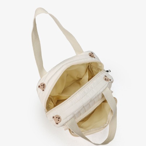 Portable stylish and cute embroidery Korean-style baby mother young outdoor handbag