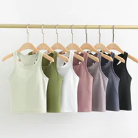 Lu же Yoga Vest Женская I-образная накладка на грудь, верхняя одежда для фитнеса, плотная быстросохнущая Спортивная одежда для бега, летний топ