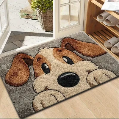 Christmas series cartoon doormats for, Avtomobil döşəmə paspasları - 1126-christmas-gato-6-4060crystal-velvet