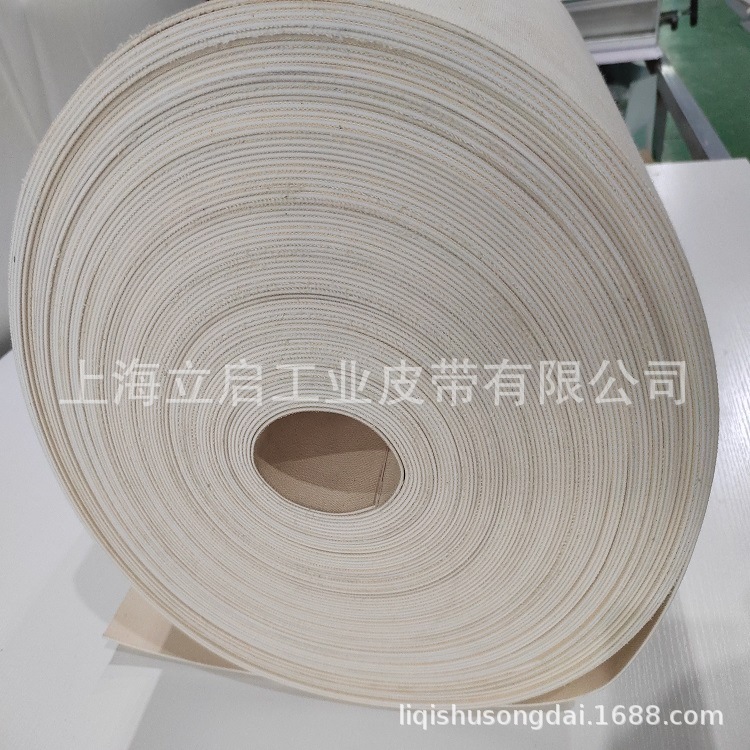 桃酥脱模透气帆布输送带 糕点饼干传送带 无缝棉环形带