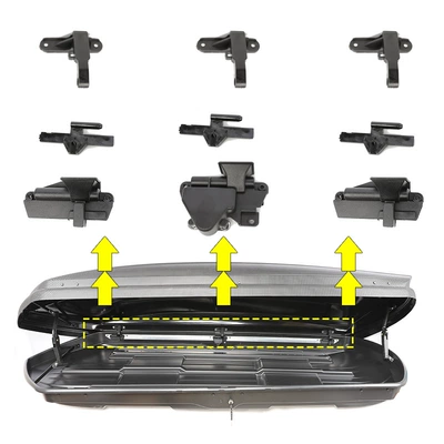 Roof trunk accessories support arm spring curved roof box lock cylinder key manufacturer support frame safety hand