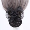 Summer elegant fashionable hair mesh, hair accessory, hairgrip, flowered, Japanese and Korean, 2023