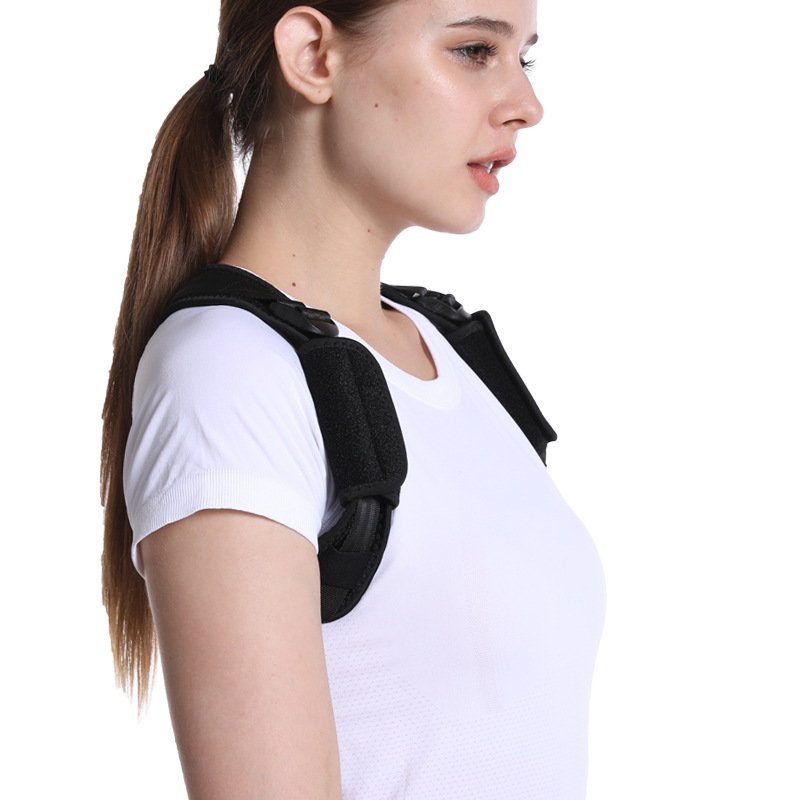 可调节背部矫正带驼背久坐腰背部塑型矫姿带挺胸姿矫正器定做贴牌