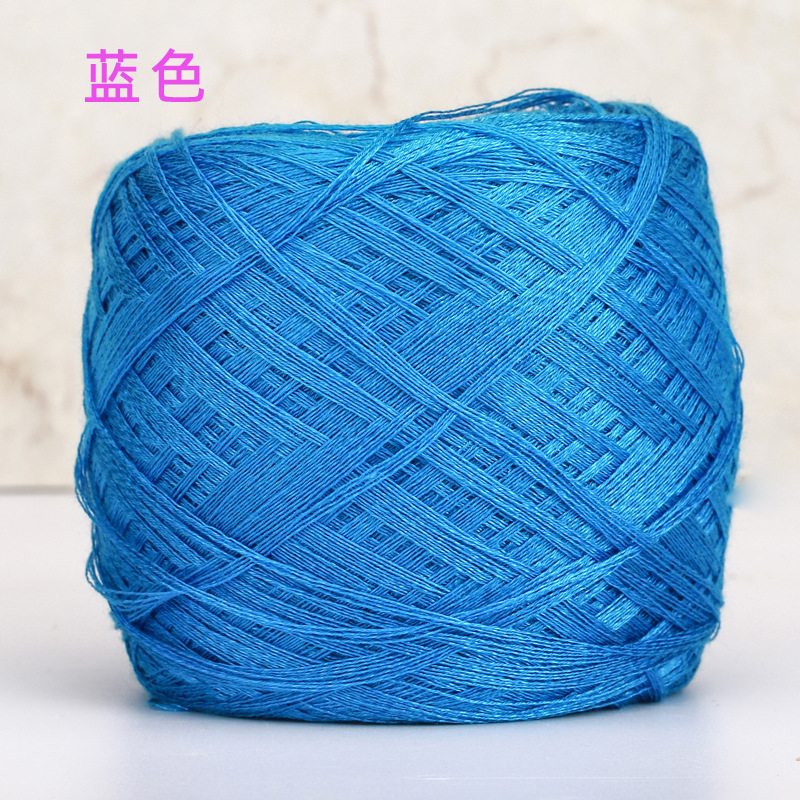 Siyue al por mayor de primavera y verano de seda de morera Tencel hilo de lana tejida a mano bricolaje Bola de seda de hielo hilo de lana fina