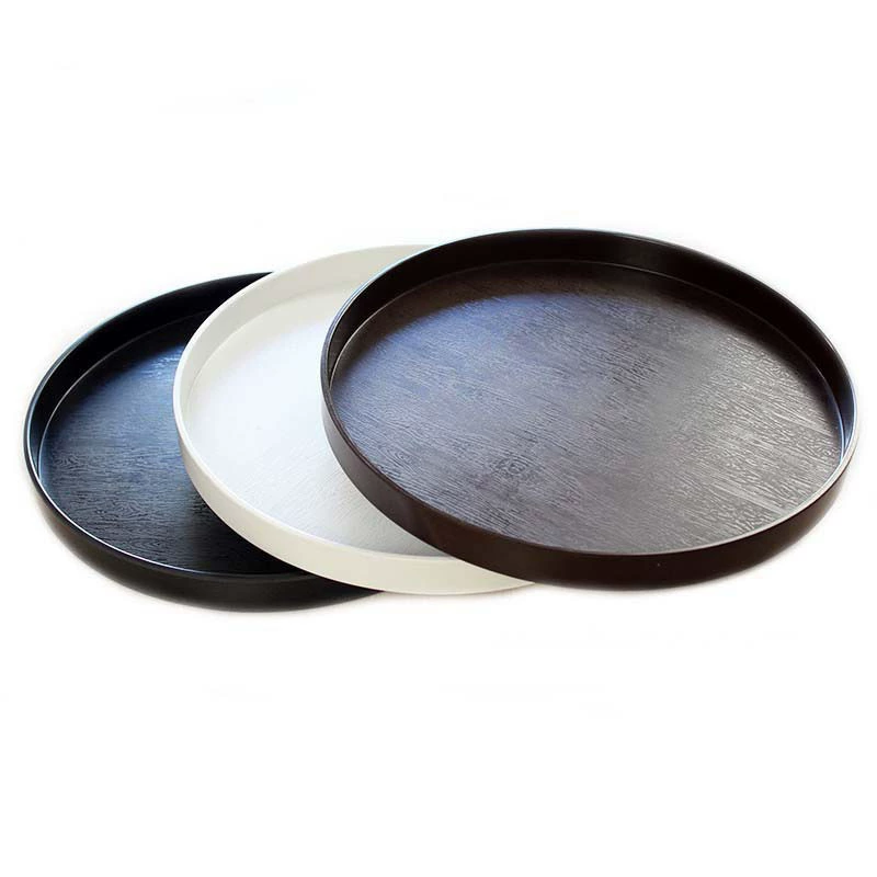 Меламиновый поднос для чашек в стиле отеля, пластиковый поднос для чашек Yanbing, имитация фарфора, коммерческие свадебные туфли, круглые, бытовые, очень большие, белые