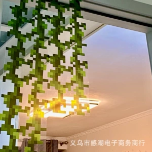 [mc藤蔓玻璃贴装饰贴窗花不留胶我的世界免胶窗户学生宿舍装饰]