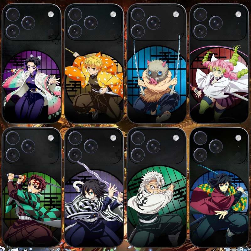 Suitable for Demon Slayer: Kimetsu No Yaiba Apple 16 Infinity City 17Pro Mobile Phone Case Iphone15Promax Anime Tpu Soft Case Suitable for Demon Slayer: Kimetsu No Yaiba Apple 16 Infinity City 17Pro Mobile Phone Case Iphone15Promax Anime Tpu Soft Case