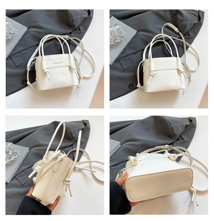 A new 2025 versatile, casual and simple large-capacity handbag for commuting, a lightweight solid color crossbody bag for women in summer undefined