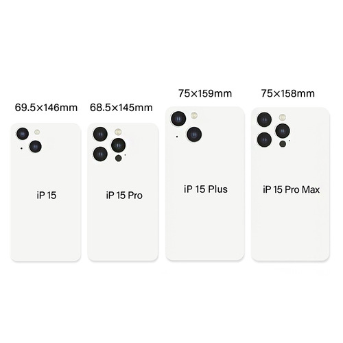 Apple 15 transparent mobile phone case cardboard packaging ipone5.8/6.1/6.5 inch protective case single-sided model white card