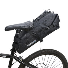 RZAHUAHU Bicycle bag, fully waterproof tail bag, large capacity rear seat bag, road mountain bike accessories, cycling equipment