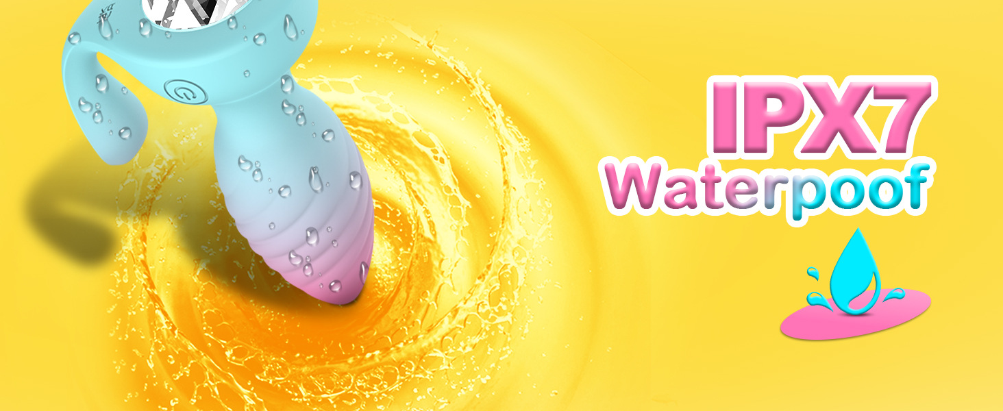 Unisex Diamond Anal Plug With Remote Control And Vibration Features_voghion.com