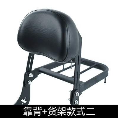 Motorcycle bumper side bag retro side bag - flash-600-style-two-support-strap-shelf-special-car-default-black-two-color-remarks