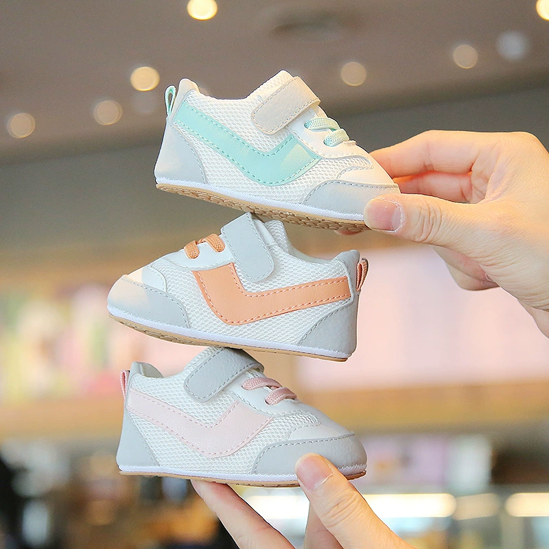 Xiaoxiao 2022 осень Новая мягкая подошва Нескользящая сетчатая дышащая обувь для малышей для мальчиков и девочек