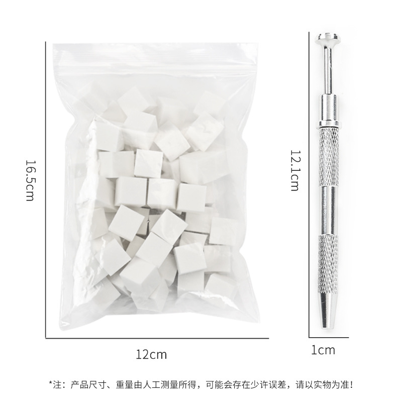 Nuevo mini manicura tofu bloque Pat gradiente de algodón floreciente rubor uñas antiadherente mano multi-Cara esponja HERRAMIENTA DE MANICURA