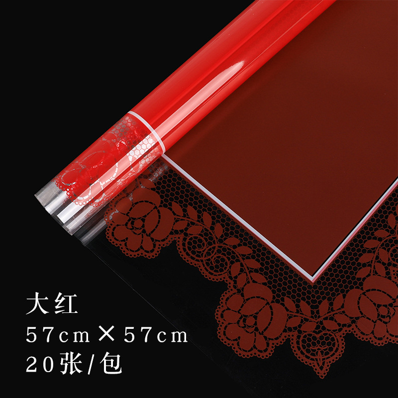 Huaxi encaje pequeño papel de embalaje de flores papel de embalaje de flores artesanal DIY florista impermeable materiales de flor al por mayor comercio exterior