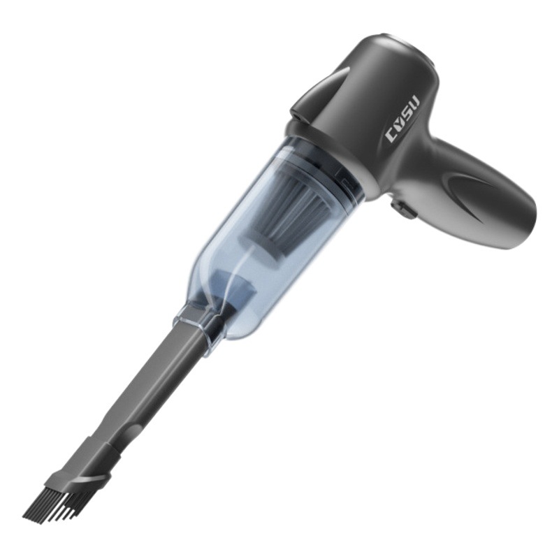 Aspirador de coche portátil de mano del hogar del coche de succión al aire libre y soplado integrado gran ventana de succión costura limpieza inalámbrica recolección de polvo
