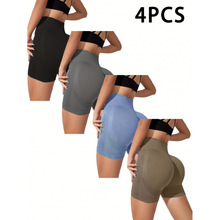 U 20723 High-waisted peachy hip yoga shorts �����٤�̿�