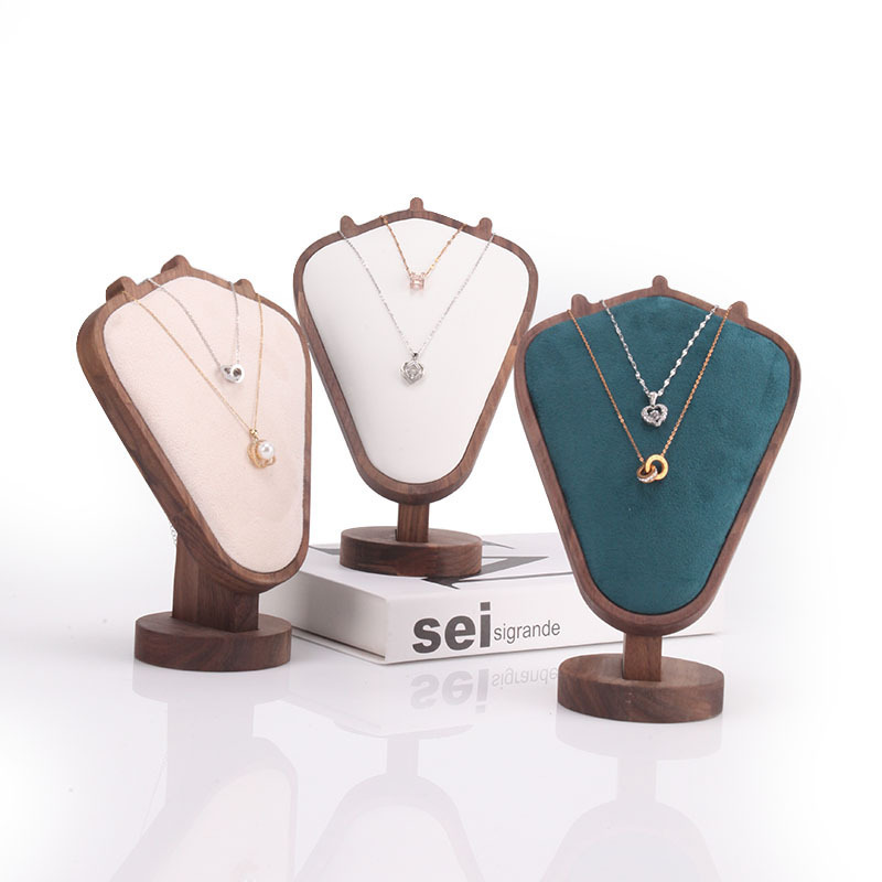 Goat Horn Necklace Display Stand, Portrait Neck Earring and Stud Organizer, High-End Display Rack for Wholesale