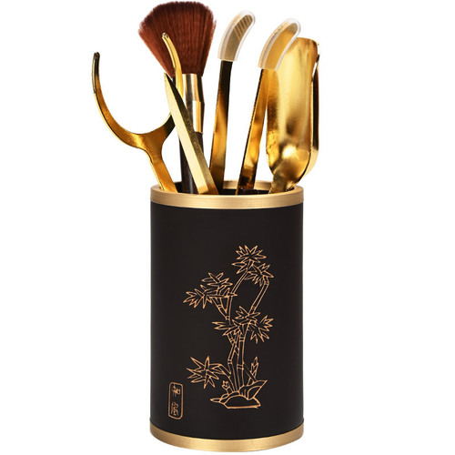 Electric Wood Tea Ceremony Six Gentlemen Set Home Office Living Room Gongfu Tea Accessories Collection Comprehensive Tea Brewing Tools Tea Set