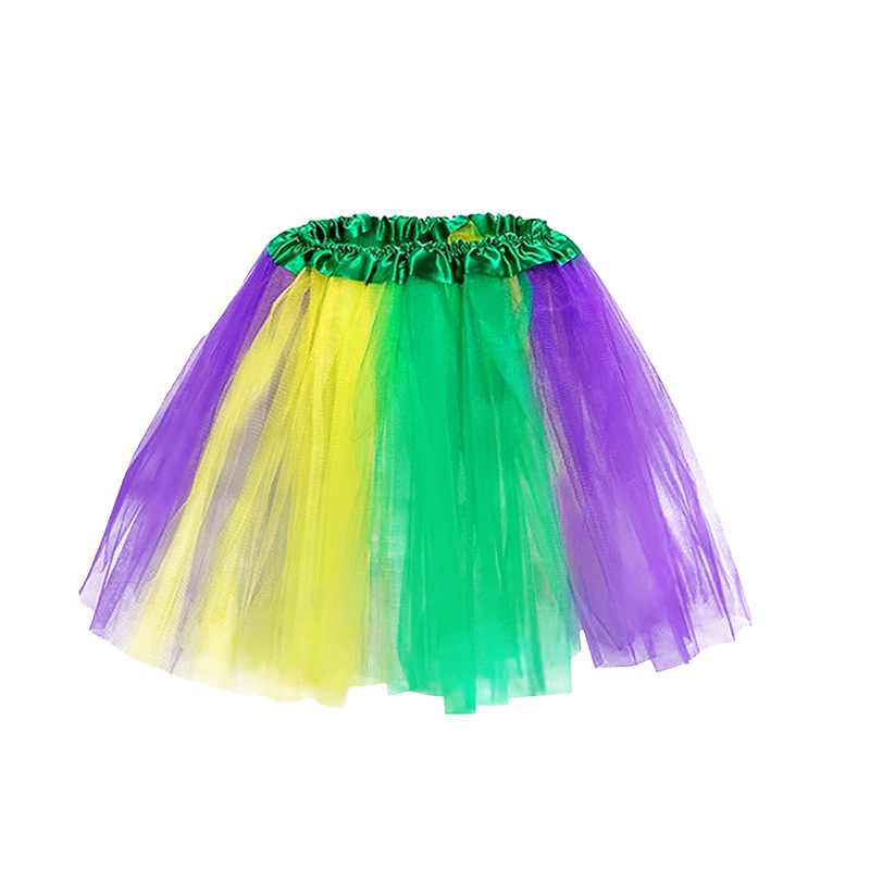 Nuevos productos transfronterizos Mardi Gras set de sequillas oro violeta verde fiesta de baile disfraz de bar espectáculo