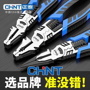 Chint Multifunctional Vise Industrial Multifunctional Universal Pointed-Nose Pliers Wire Pliers Electrician Stripping Pliers