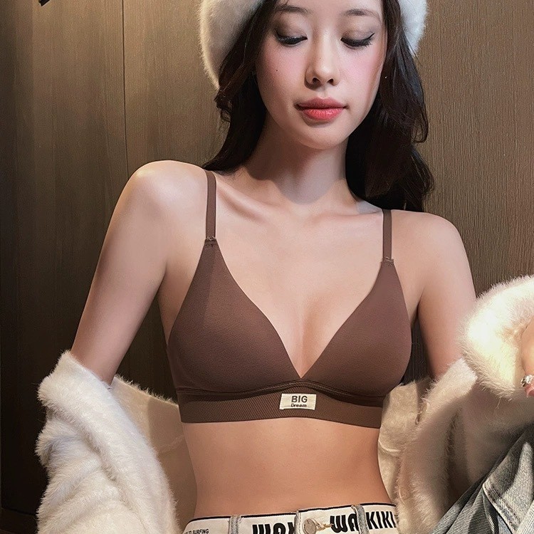 Venta directa de fábrica comercio electrónico transfronterizo Sudeste de Asia Vietnam Tailandia damas sin costuras sujetador de recogida lateral cómodo