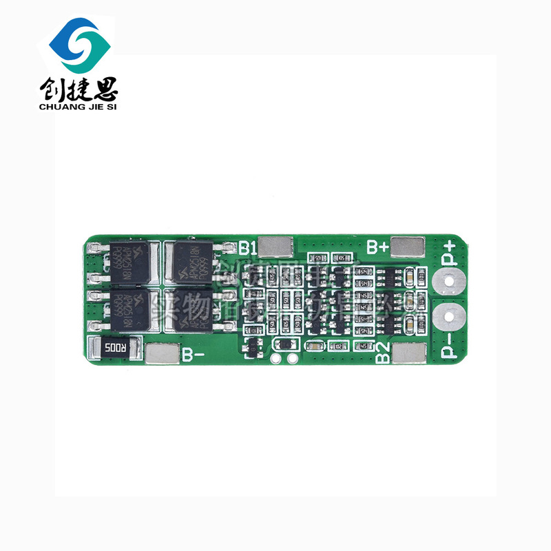 3 strings 11.1V lithium battery protection board overcharge and overdischarge protection 15A-20A overcurrent 12v 12.6V