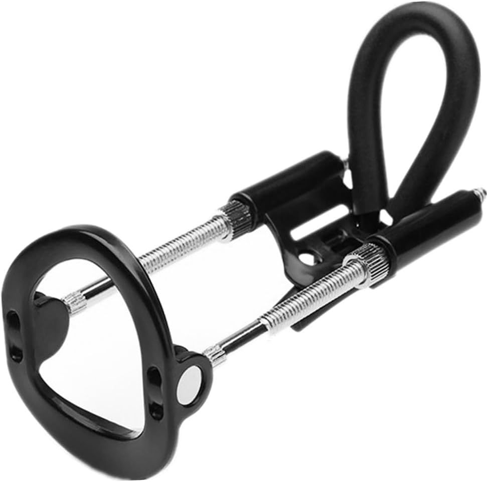 Male Penile Stretcher with Metal Bracket Connecting Ring, Manual Physical Exerciser — detail image 1