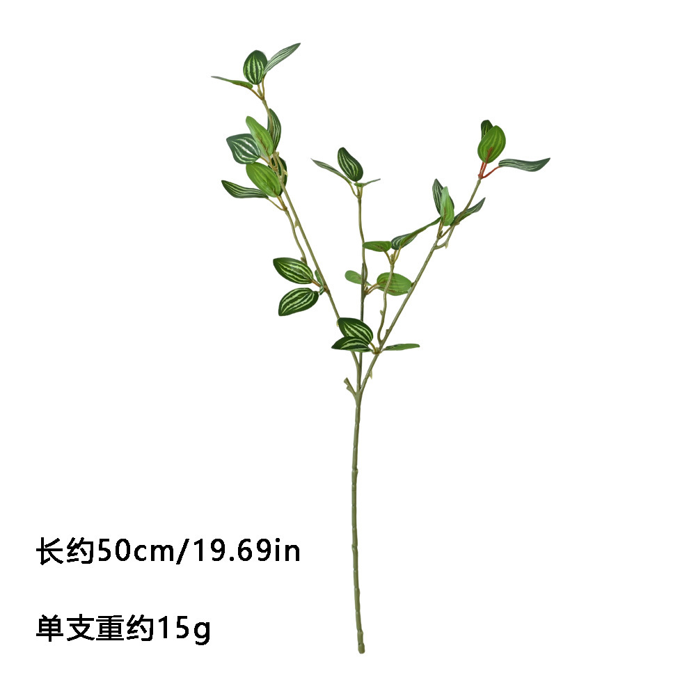 Hoja de Navidad bayas imitación verde fruta roja decoración del hogar árbol de Navidad decoración de mesa diy ramo de fiesta